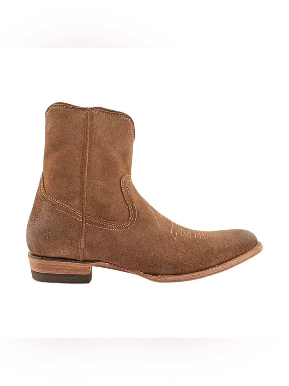 Frye Suede Austin Inside Zip Western Boot Men’s 8
